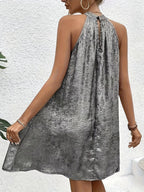 Wrenley | Stylish Sleeveless Halter Neck Dress 3