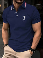 Laurence | Casual Short-Sleeve Golf Printed Shirt 7