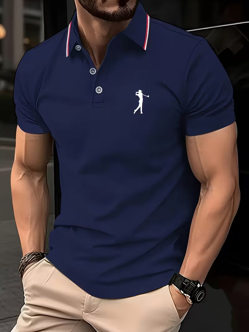 Laurence | Casual Short-Sleeve Golf Printed Shirt 7