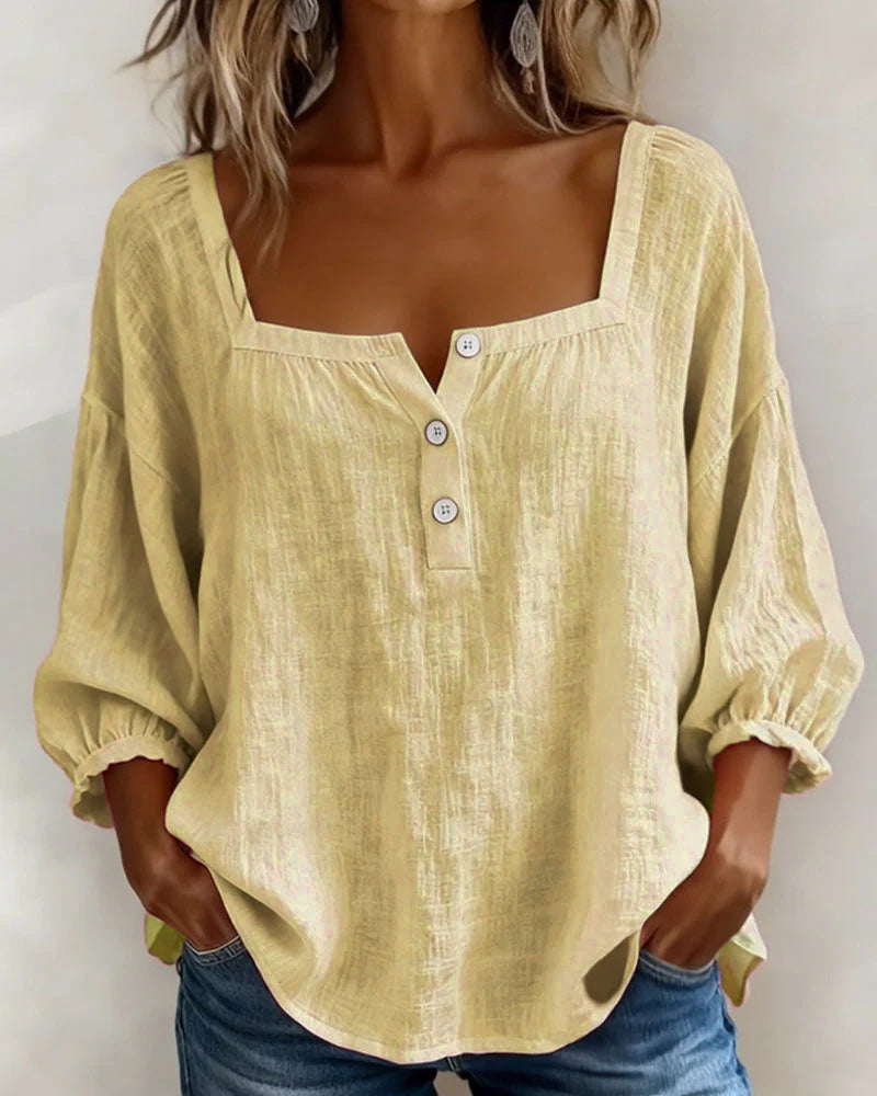 Orlinda | Stylish Relaxed Puff Sleeve Blouse 13