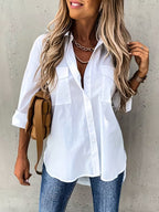 Harper | Classic Button-Up Long Sleeve Shirt 1