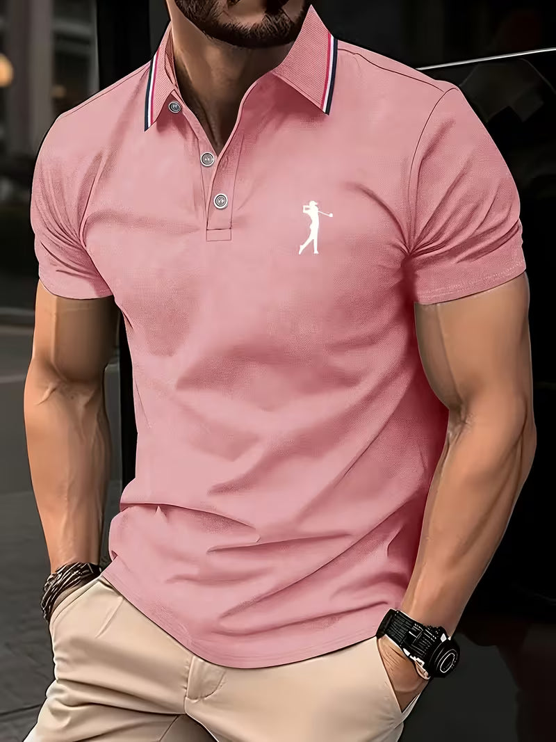 Laurence | Casual Short-Sleeve Golf Printed Shirt 3