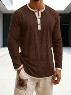 Colton | Casual Long Sleeve Button Summer Shirt 6