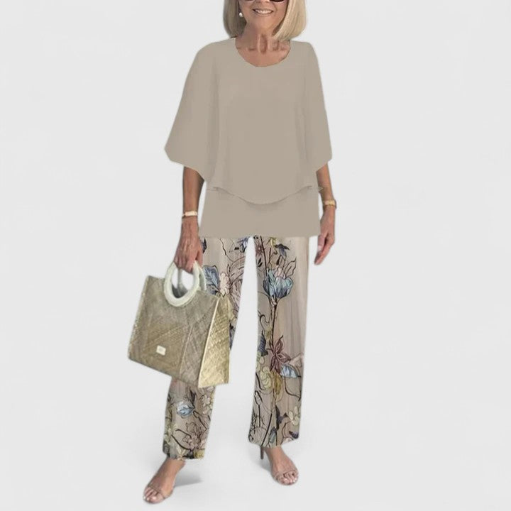 Jacqueline | Sophisticated Loose Two-Piece Set 1