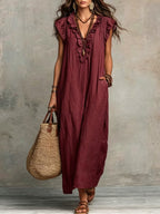Nola | Stylish Ruffle Sleeveless Dress 4