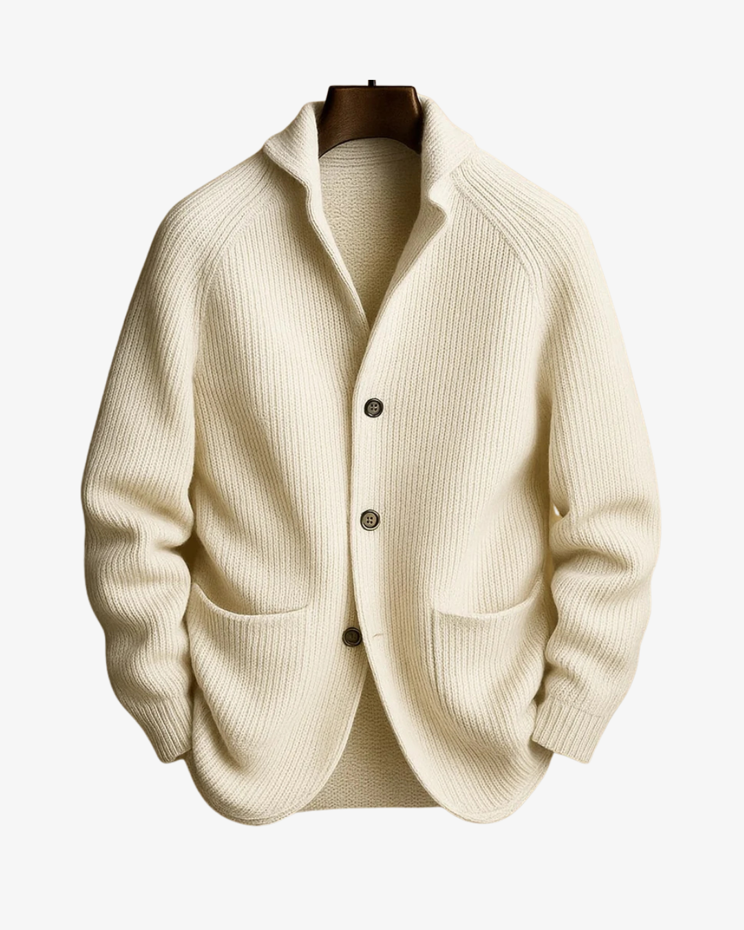 Lawrence | Tailored Button-Front Knit Cardigan 4