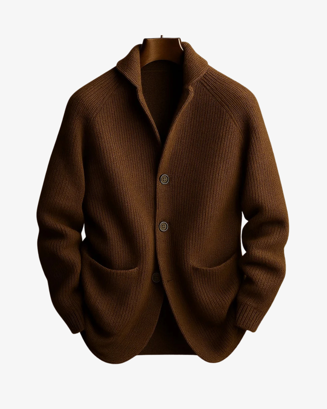 Lawrence | Tailored Button-Front Knit Cardigan 3