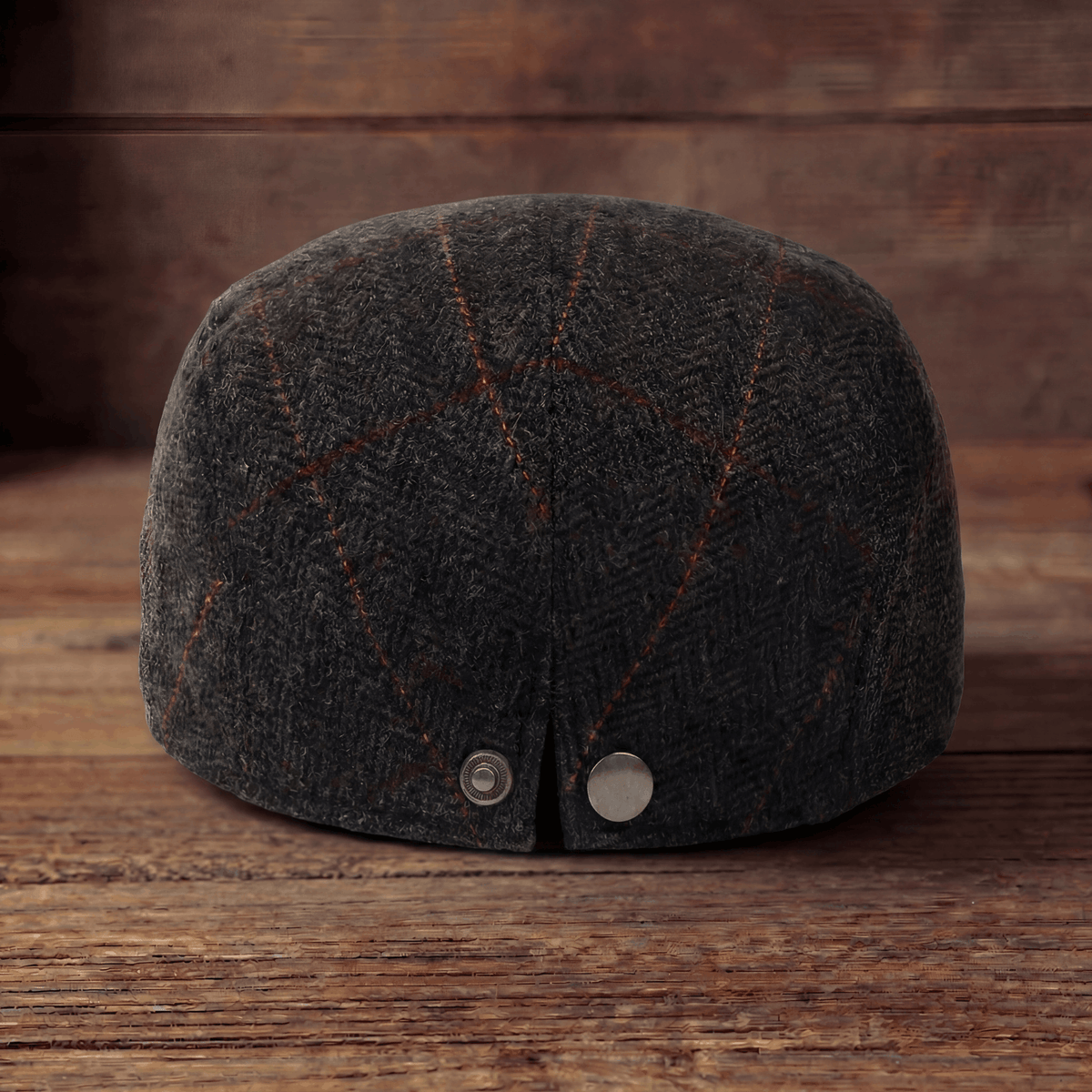 Edward | Heritage Pinstripe Stitch Flat Cap 5