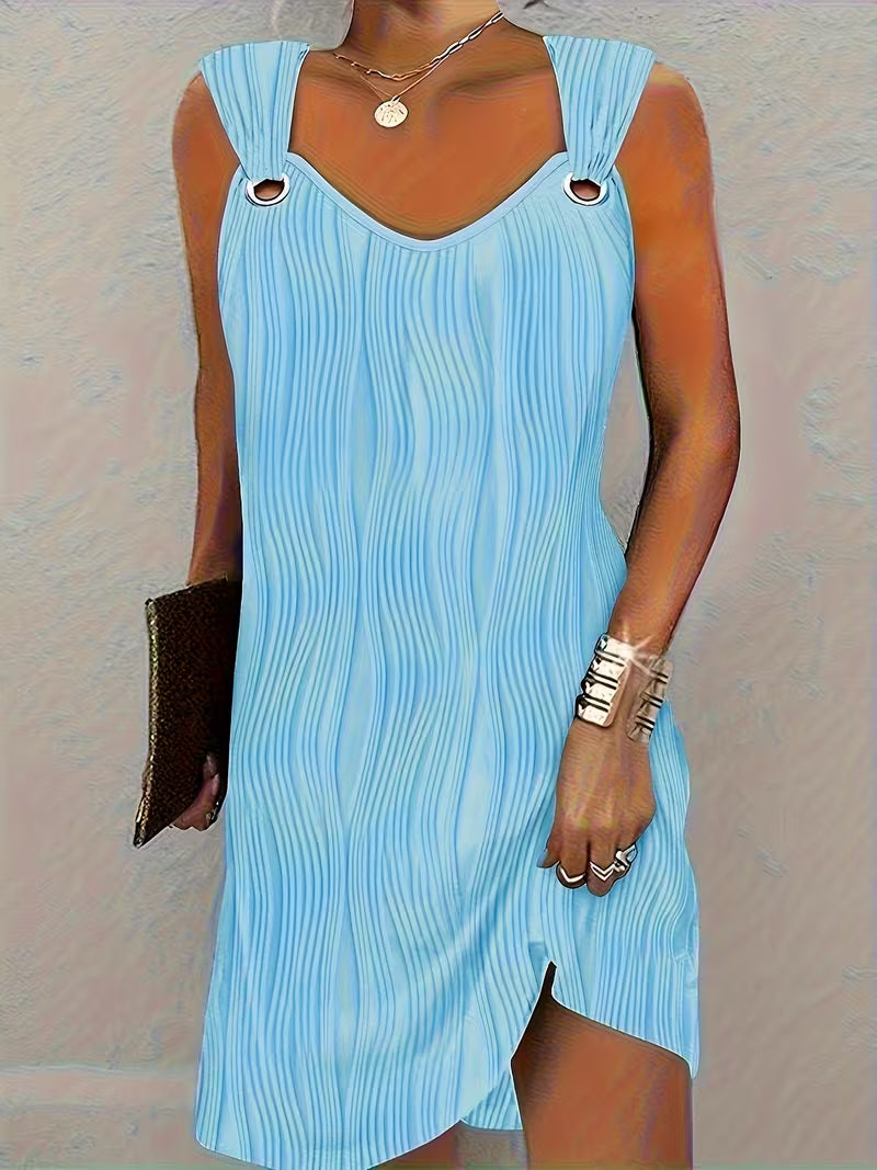 Maurice | Stylish V-Neck Sleeveless Dress 4