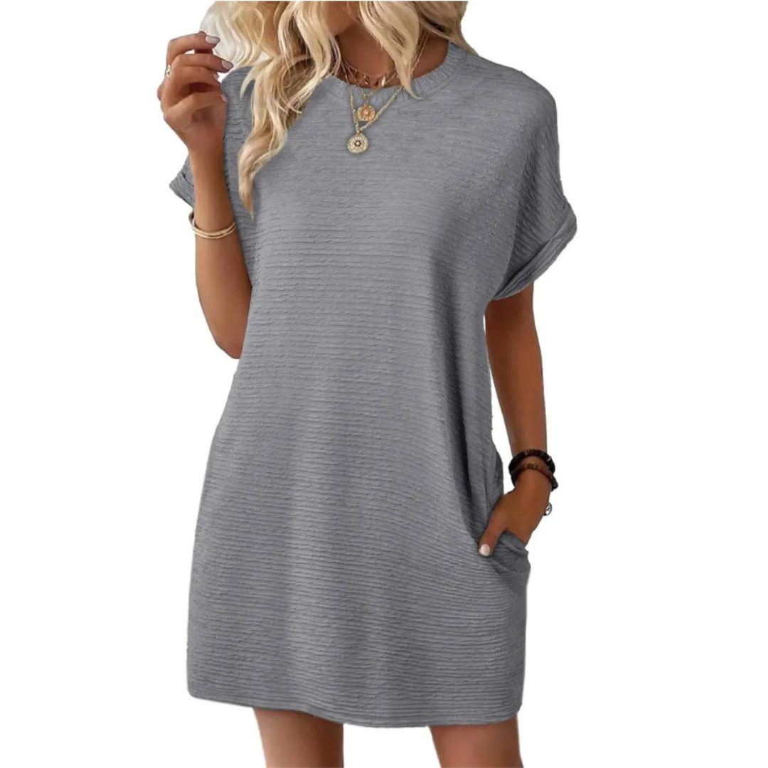 Hattie | Minimalist Round Neck Summer Dress 10