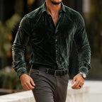 Finlay | Classic Velvet Button Shirt 8
