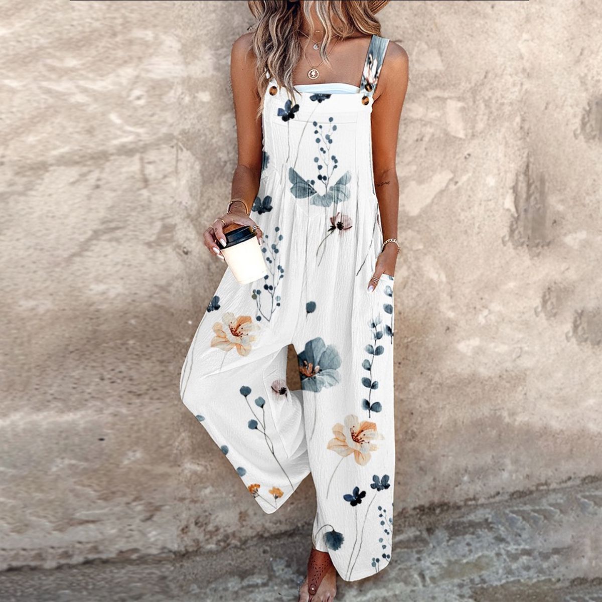 Marissa | Stylish Floral Wide Leg Jumpsuit 3
