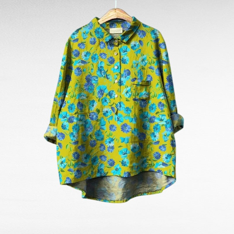 Harlow | Vintage-Chic Floral Blouse 1