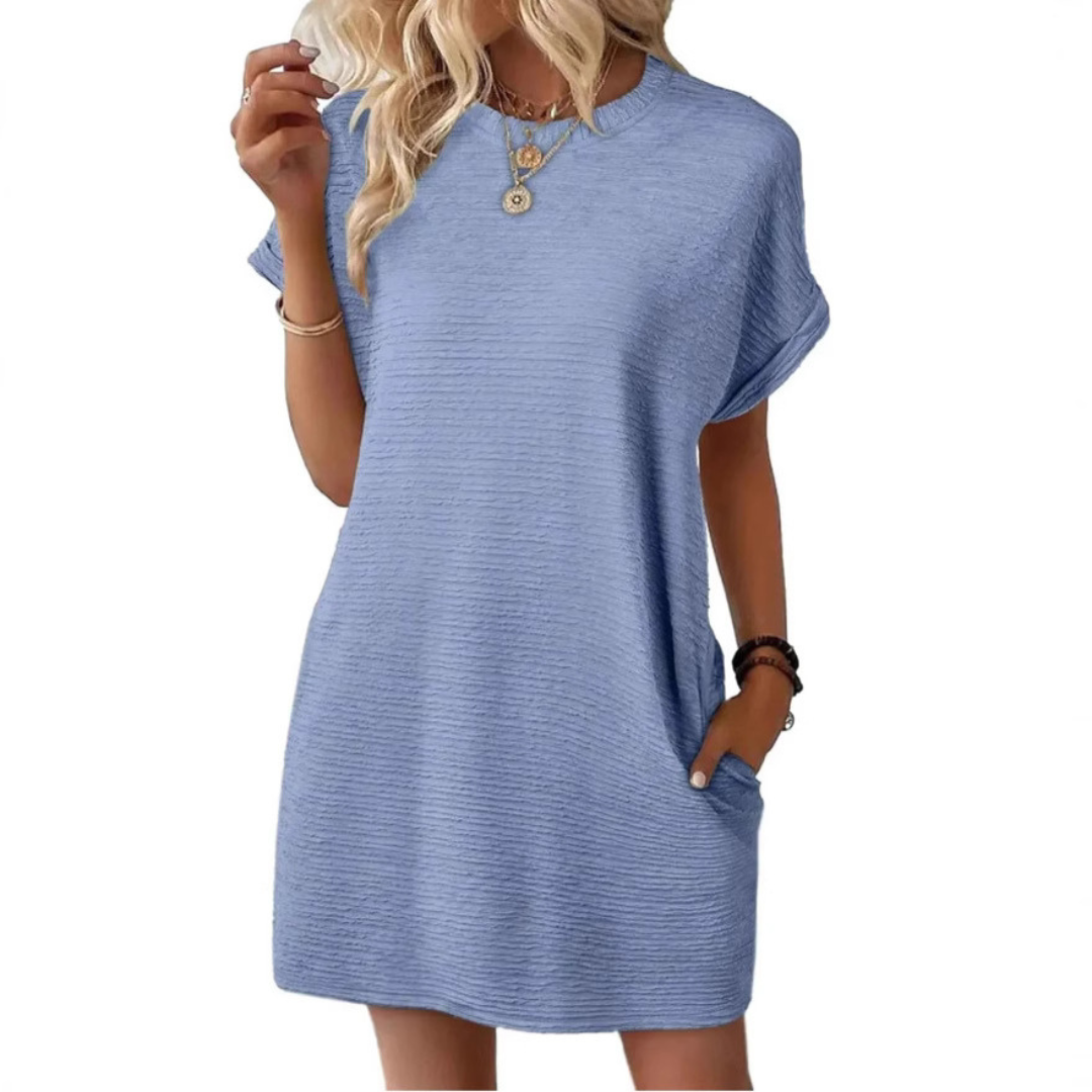 Hattie | Minimalist Round Neck Summer Dress 11