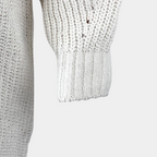 Women's Oversized Sweater with Ribbed Cuffs and Hem 5