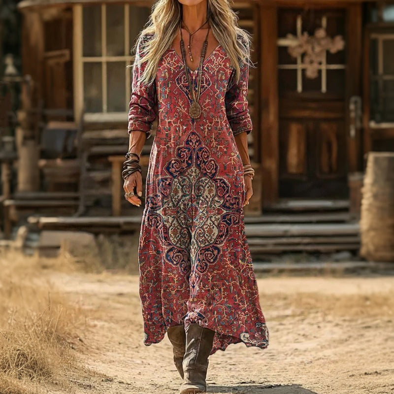 Estrella | Vintage Mandella Long Sleeve Dress 2