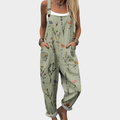 Karissa | Comfortable Floral Green Jumpsuit 1