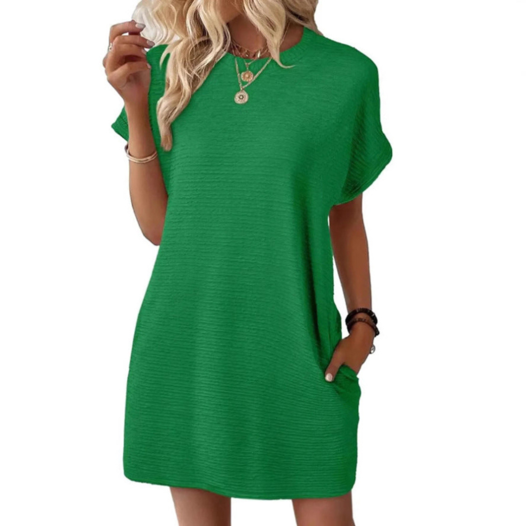 Hattie | Minimalist Round Neck Summer Dress 12