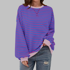 Mireille | Casual Long Sleeve Striped Sweatshirt 10