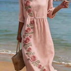 Abigail | Classic Midi Sleeve Dress 2