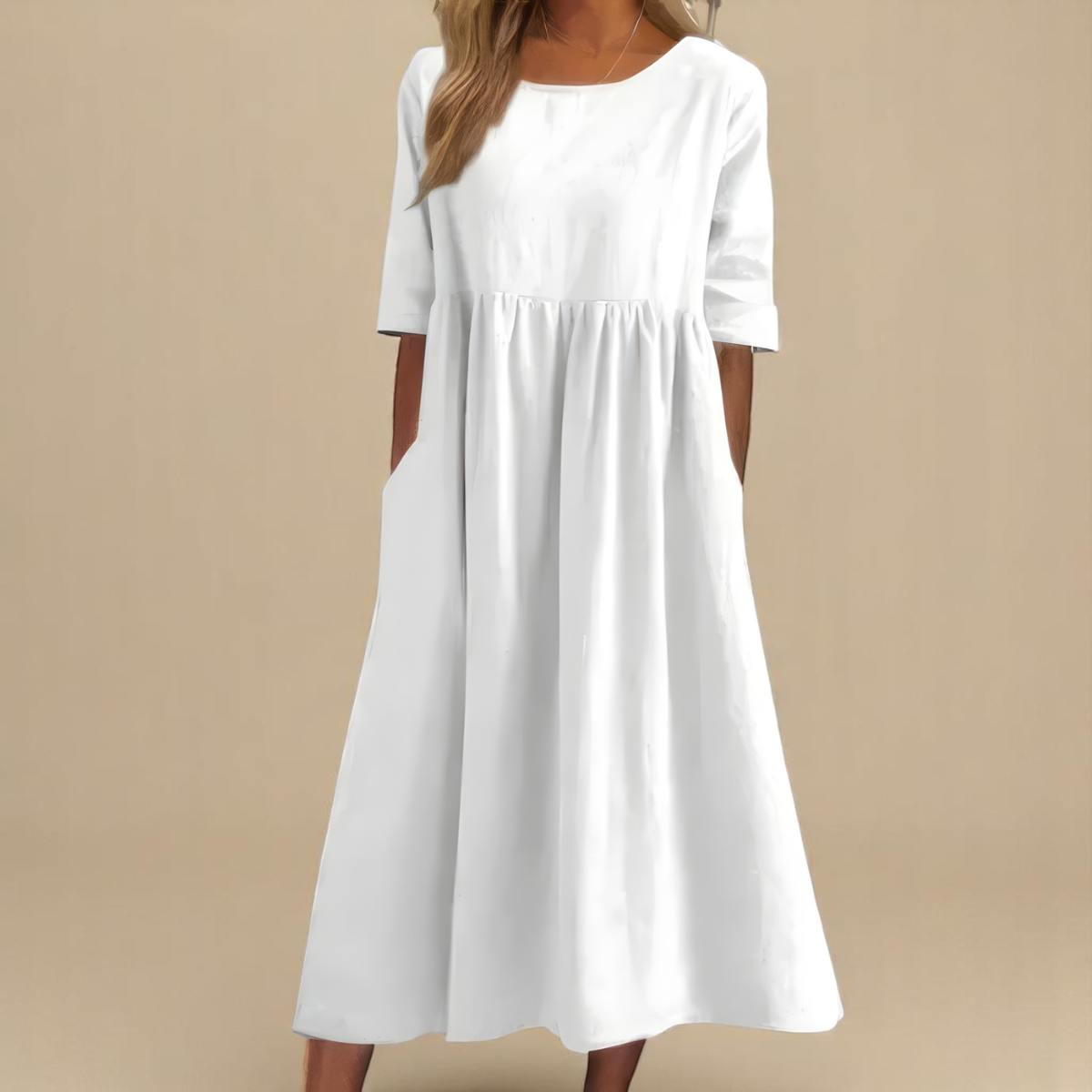 Aurelia | Classic Mid Sleeve Dress 6