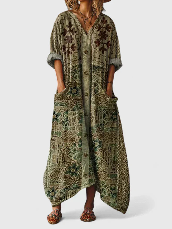 Clarissa | Elegant Oversize Pocket Dress 5