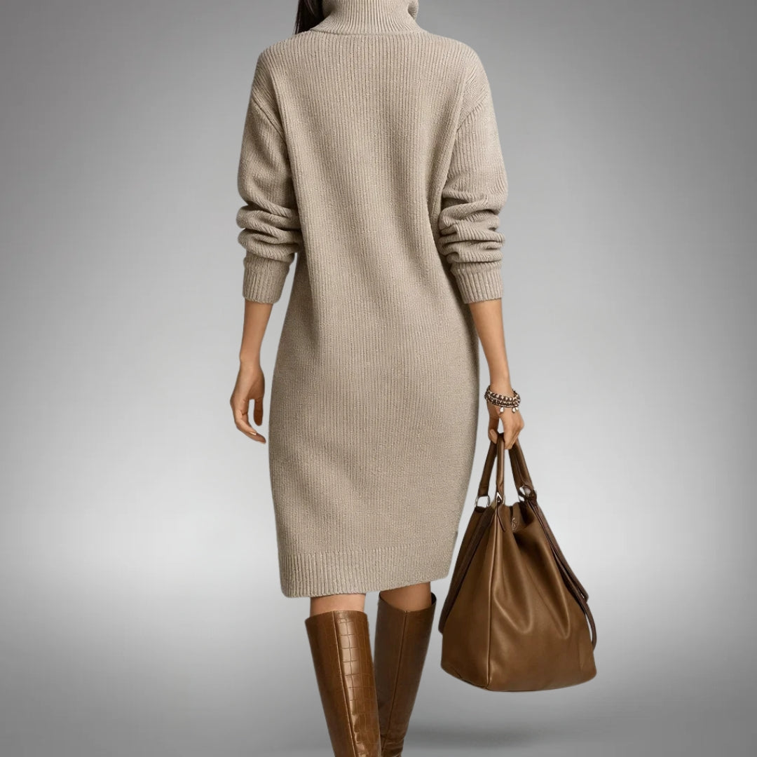 Naomi | Sophisticated High Neck Dress 7