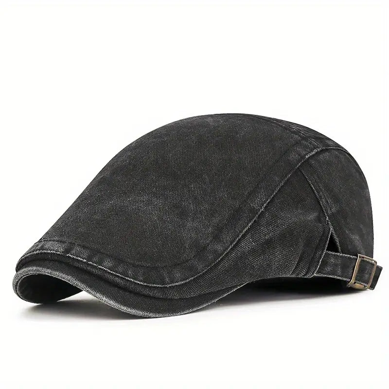 George | Classic Washed Flat Cap 7