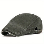 George | Classic Washed Flat Cap 11