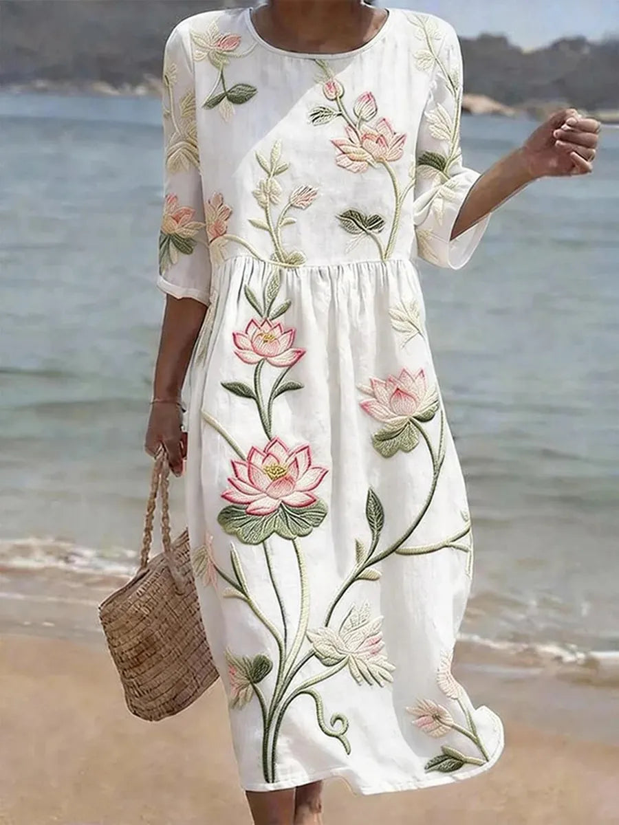 Kayla | Summer Floral Wrap Dress 1