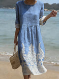 Tiffany | Sleeveless Floral Midi Dress 1