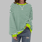 Mireille | Casual Long Sleeve Striped Sweatshirt 3