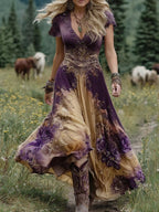 Amelia | Vintage Floral Maxi Dress 6