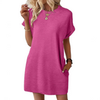 Hattie | Minimalist Round Neck Summer Dress 1