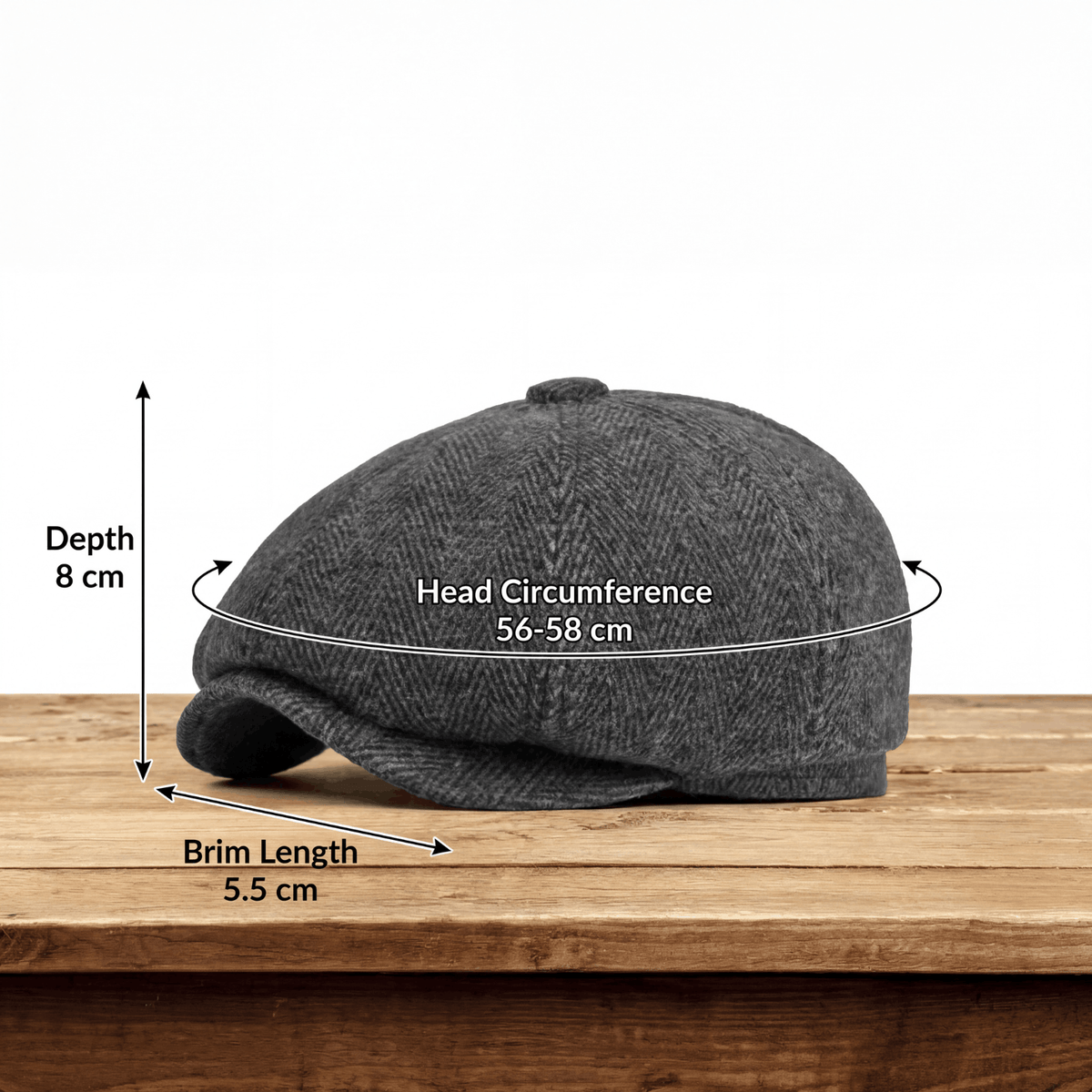 Charles | Classic Everyday Blend Flat Cap 3