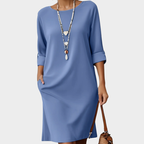 Beatrice | Comfortable Round Neck Dress 1