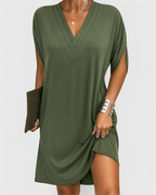 Millie | Casual V-Neck Mini Dress 1