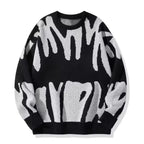 Men's Colorblock Crewneck Sweater with Ribbed Trim 2