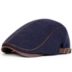 Nelson | Contrast Stitch Flat Cap 1