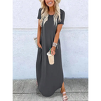 Lottie | Casual Summer Round Neck Maxi Dress 1