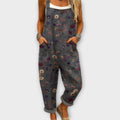 Letitia | Retro Elegant Floral Print Jumpsuit 1