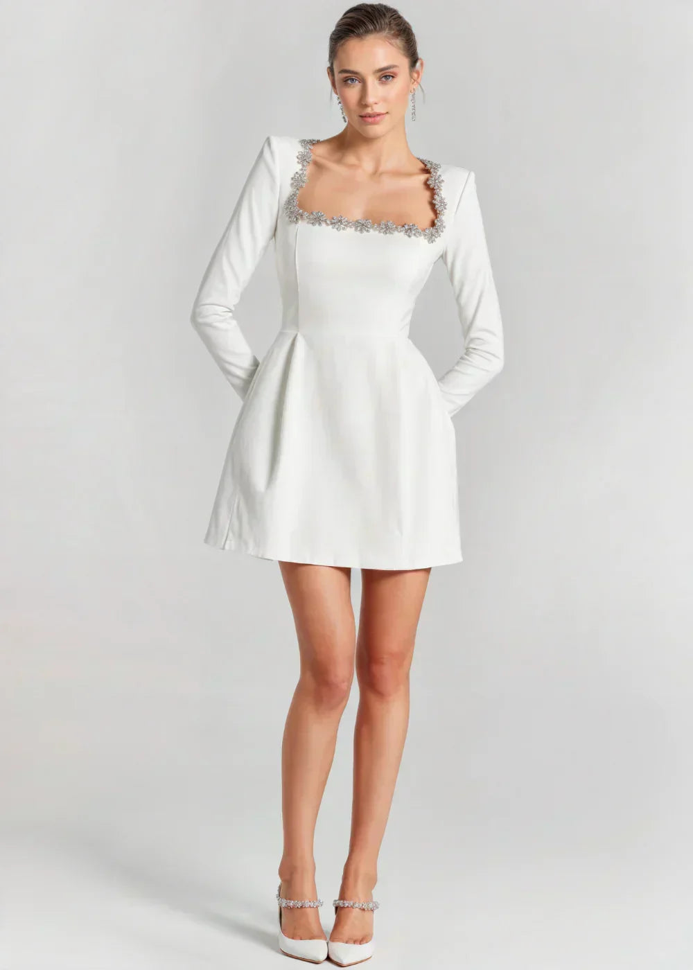 Lucinda | Elegant Velvet Mini Dress 15