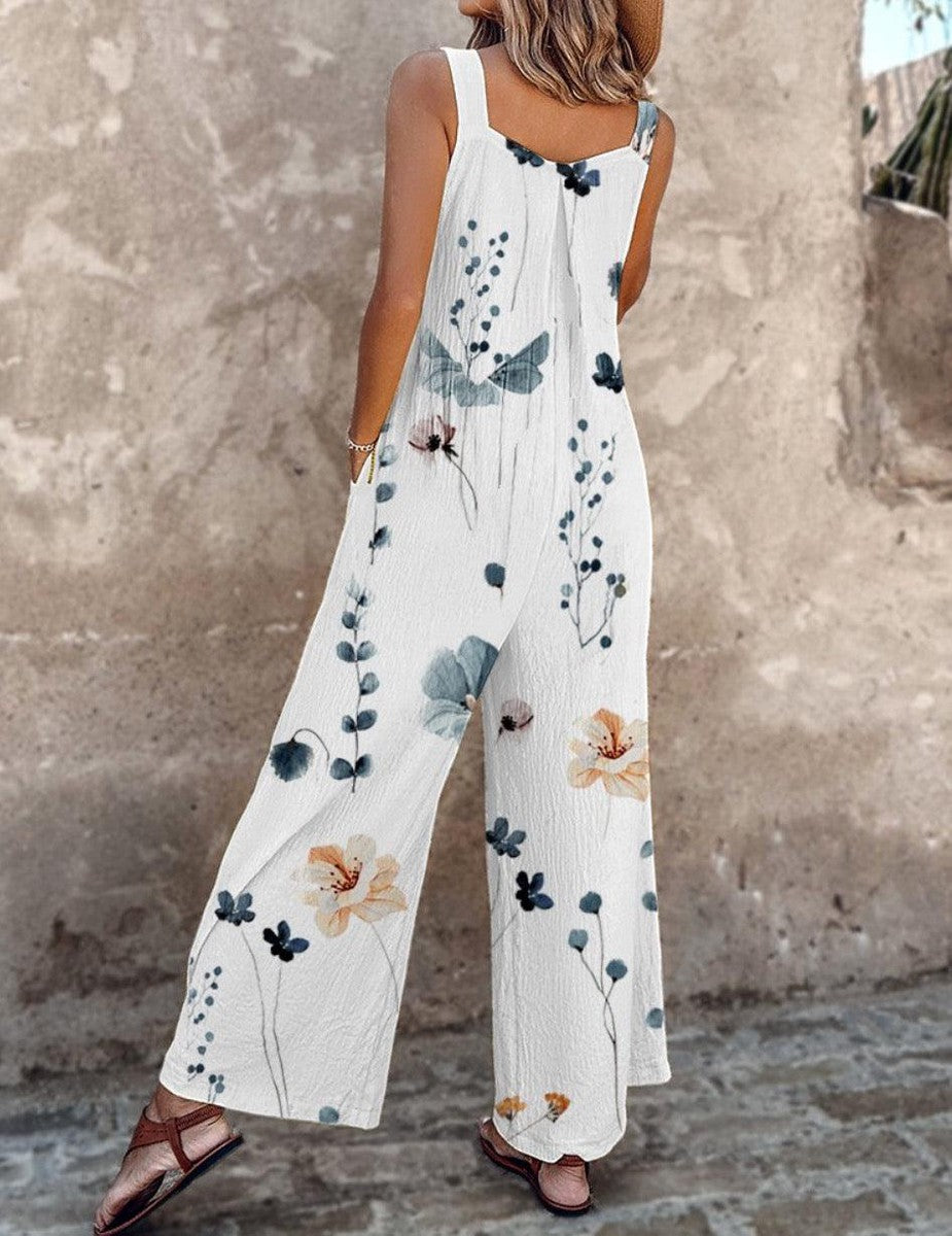 Marissa | Stylish Floral Wide Leg Jumpsuit 4