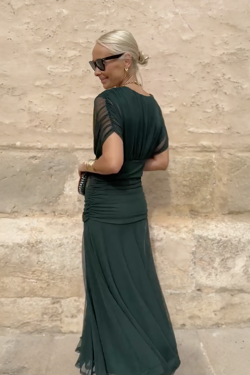 Philippa | Elegant V-neck Party Maxi Dress 10