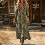 Shannon | Stylish Vintage Long Sleeve Casual Dress 1