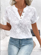 Thea | Elegant Floral Button Up Shirt 1