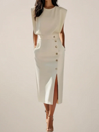 Dalia | Midi Dress with Side Slit 1