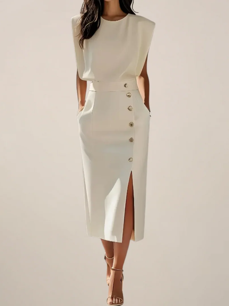 Dalia | Midi Dress with Side Slit 1