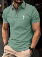Laurence | Casual Short-Sleeve Golf Printed Shirt 14