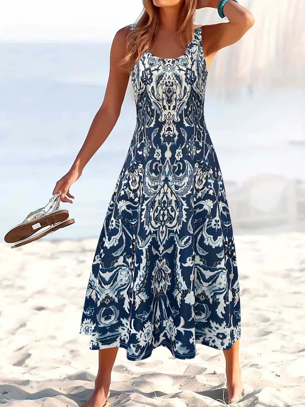 Yvonne | Sleeveless Floral Summer Dress 3